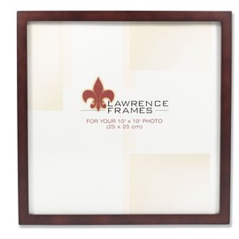 Lawrence Frames 755910 Espresso Wood Picture Frame, 10 by 10-Inch