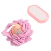 Bath Shower Scrubber Hair Eraser Sponge Deep Cleansing Fine Mesh