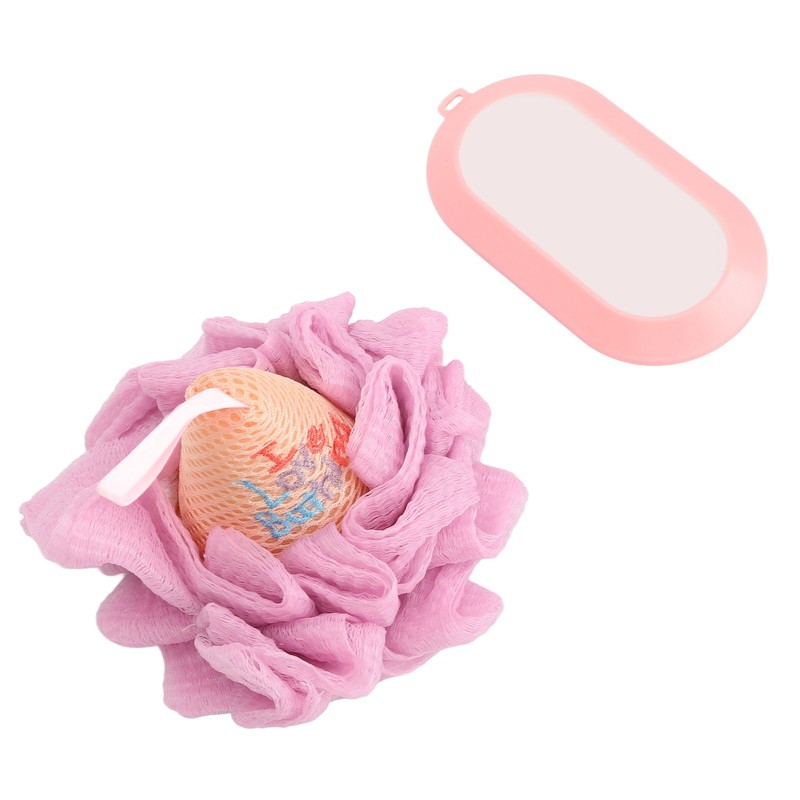 Bath Shower Scrubber Hair Eraser Sponge Deep Cleansing Fine Mesh
