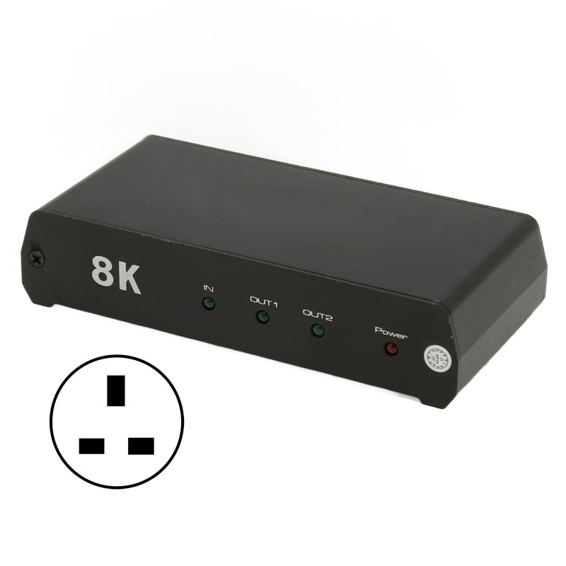 HD Multimedia Interface Splitter 1 In 2 Out 8K 60Hz