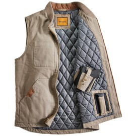 Venado CCW Vest for Men - Built-in Left and Right Handed Holster (Light Olive, Small)