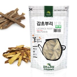 [Medicinal Korean Herb] Licorice Root (Sweet Root/Gancao/감초 뿌리) Dried Bulk Herbs 4oz (113g)