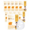 Dermal Mascarillas Faciales Coreanas de Jalea Real y Col geno