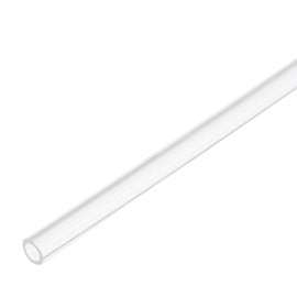 sourcing map Acrylic Pipe Rigid Round Tube Clear 5 mm ID 7mm OD 305mm for Lamps and Lanterns,Water Cooling System