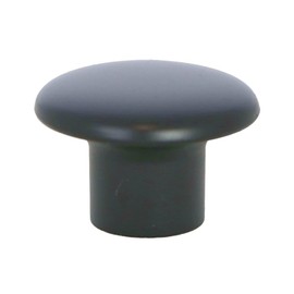 Gedotec Furniture knobs for children's rooms, diameter 32 mm, colour: black, 1 piece, plastic furniture handles, colour, colourful cabinet knobs, children's furniture knob, modern furniture handles,