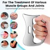 Gjinxi Gua Sha Muscle Scraper, Stainless Steel Scraping Tool for