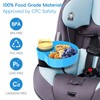 2PCS Resptasski Car Seat Cup Holder Snack Tray for Kids