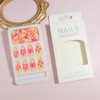 Almond Shaped Press on Nails Summer Medium False Nails with