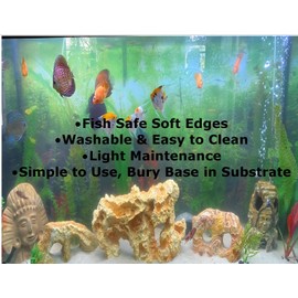 Castle With Weir Aquarium Ornament