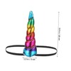FOMIYES Elastic Hair Band Set 5pcs Unique Unicorn Headwrap Stretchy
