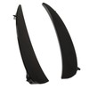 Gloss Black Front Bumper Fog Grille Air Vent Trims Replacement