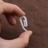 VGOL 100PCS Curtain Hooks Drapery Hooks Curtain Rollers Window Curtain