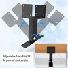 JEXALINE 3Pcs Roof Riser Brackets Kit,Pergola Roof Riser Beam Bracket,Heavy