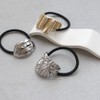 JewelVOX Hair Rubber Hair Pony Antique Style Women's Gold Silver