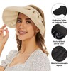 42AROZINA Sombrero de Visera para Mujer, Sombrero de ala Ancha
