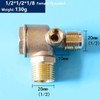 Air Compressor Check Valve Female Threaded Check Valve 3-Port Tube