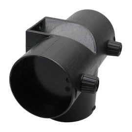 JNNJ Car Three-Way Air Outlet, Type T for Air Heater, 60 mm Duct Connection for Auxiliary Air Heater, Pass-Through Pipe Fitting, Vent Duct for Diesel Auxiliary Heater