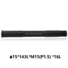 Bike Thru Axle, 12/15mm 122-181L P1.5/P1.75 Aluminum Alloy Bicycle Front