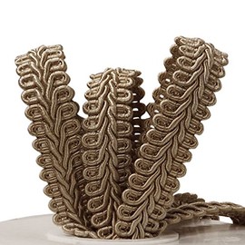 Toffee Gimp Braid Trim 3/8" X 10 Yards