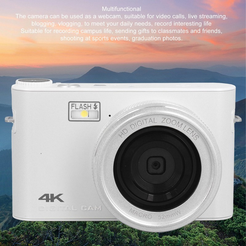 64MP Digital Camera 3.0inch TFT LCD Touchscreen Auto Focus 18X