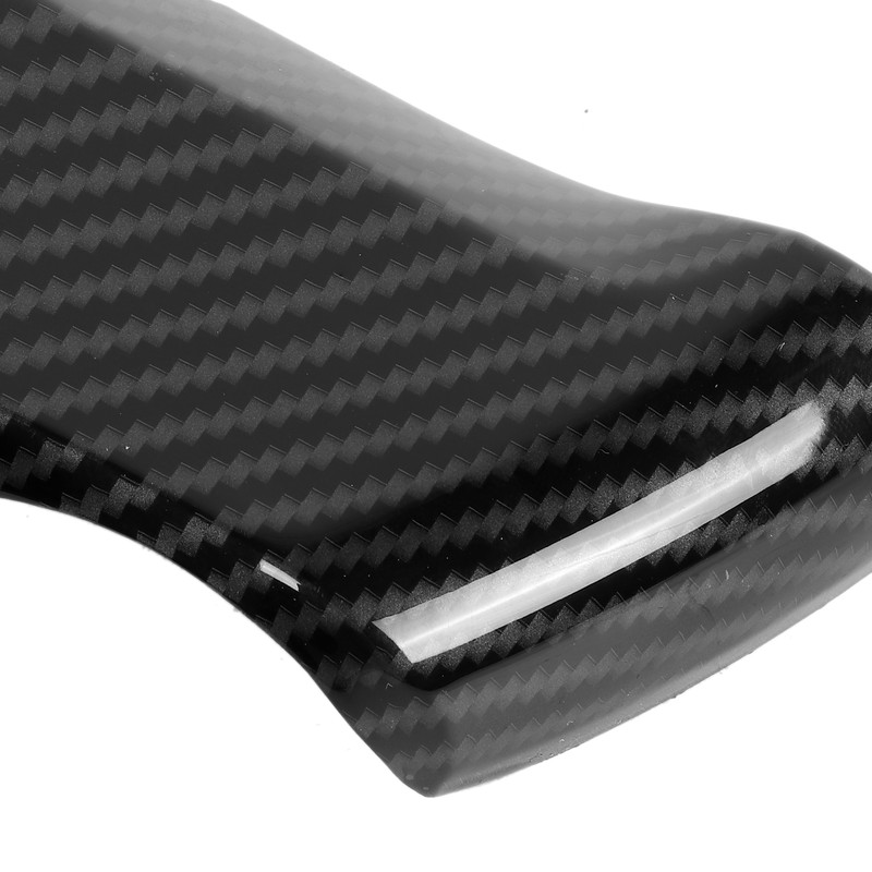 2Pcs Steering Wheel Sticker Carbon Fiber Style Cover Interior Trim