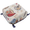 Traditional Portuguese Bread Basket - Handcrafted Cotton-Polyester Blend, 9" x