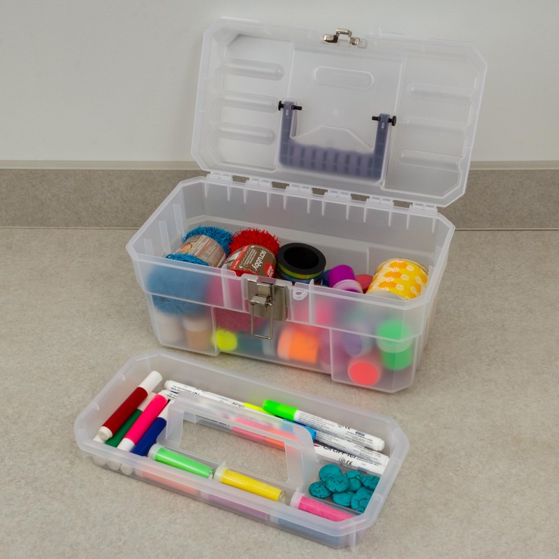 Akro-Mils 09514CFT ProBox 14-Inch Plastic Art Supply, Craft or Medical