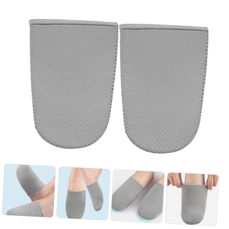 IWOWHERO Thermal Protection Cycling Shoe Toe Covers Half Toe Socks