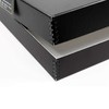 Lineco 16x20 Black Clamshell Archival Folio Storage Box, 1.75" Deep.