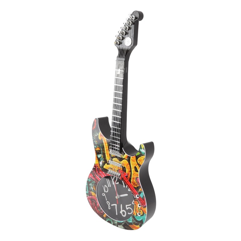 Guitar Wall Clock Simulation Time Accurate Guitar Clock Wall Decor