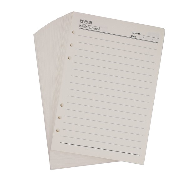 SAYEEC A5 Refill Paper 80 Sheets Loose Leaf Paper for