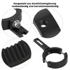 38-60mm Motorcycle Headlight Bracket, 2 Pieces Adjustable Motorcycle Light Holder,