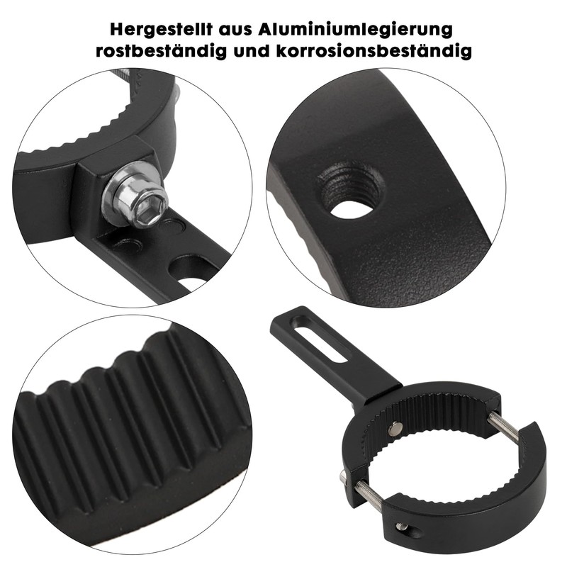 38-60mm Motorcycle Headlight Bracket, 2 Pieces Adjustable Motorcycle Light Holder,