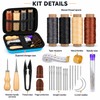 Leather Sewing Kit for Hand Stitching & Repairs – 28-Piece