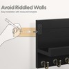 HONJIN Key Holder for Wall: Easy Installation Mail Organizer Wall