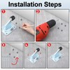 MorningRo End Stop Heavy Duty Gate Stopper Floor Mount 4-5/8"