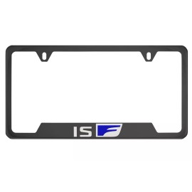 MVP Black Chrome License Plate Frame for ISF, IS F