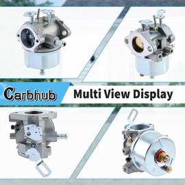 Carbhub 632334A Carburetor for Tecumseh 632334A 632334 632370A 632370 632110 632111 632536 640105 Snow Blower Carb for 7hp 8hp 9hp HM70 HM80 HMSK80 HMSK90 Snow Blower King Engine Carb