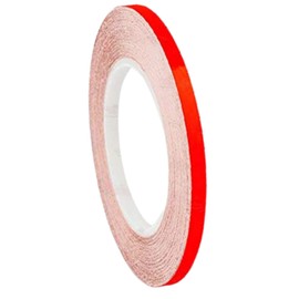 Fluorescent Red-Orange 1/8" - 3mm Roll Vinyl Pinstriping Pin Stripe DIY Self Adhesive Line Car Tape Decal Stickers