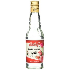 Sadaf Rose Water Glass Bottle, 10 fl. oz.