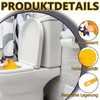 Toilet Brushes, High-Quality Toilet Brush, Length 35.5 cm, Width 8