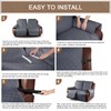 KinCam Waterproof Oversized Loveseat Recliner Cover, Non-Slip Reclining Couch Covers