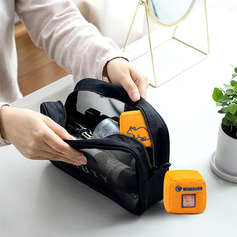 Wisesorb 8Pcs 200 Gram Indicating Silica Gel Desiccant Bags, Rechargeable