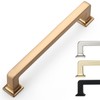 9BUILD 6 Pack 5 Inch Cabinet Handles - Champagne Bronze