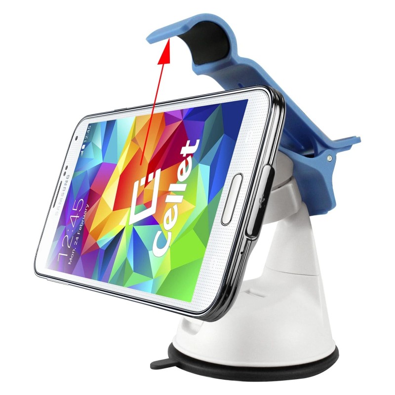 Car Windshield Dashboard Phone Holder for Phones up to 4.3