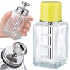 Noverlife 6Oz / 180ml Glass Push Down Pump Dispenser with