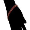 Brazalete Oro 18k Lam Rubí Elegante Mujer 21.5cm Regalo 1
