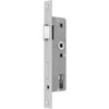 Glass Door Mortice Lock PZW 20/45/72/8 mm DIN Left Silver