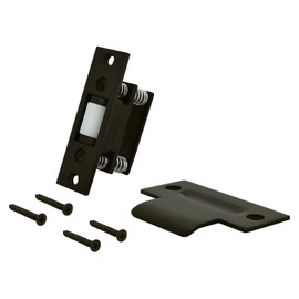 Nuk3y Heavy Duty Adjustable Solid Brass Roller Catch w/T Strike (Oil Rubbed Bronze)