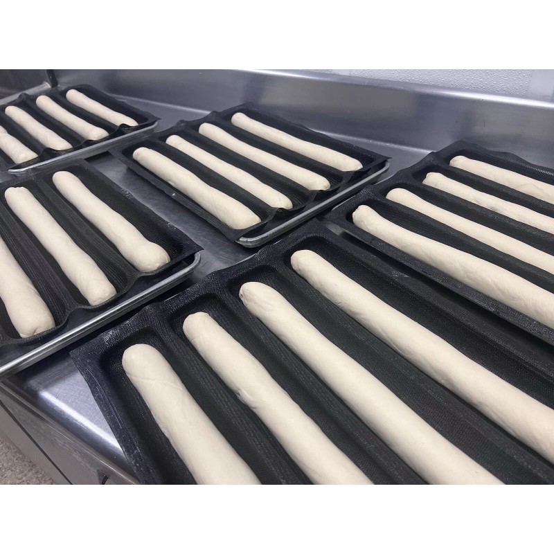 XL 15.5” SUBS Silform Style Silicone Baking Bread Mold Jersey